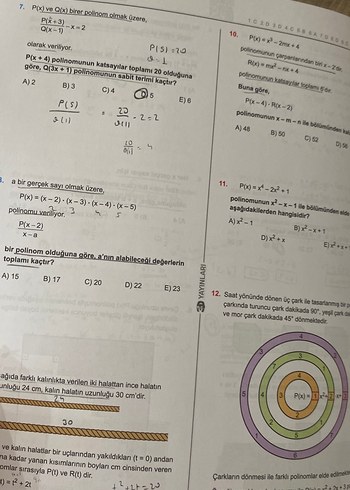 AYT Matematik Soru Bankası 3D Video Çözümlü