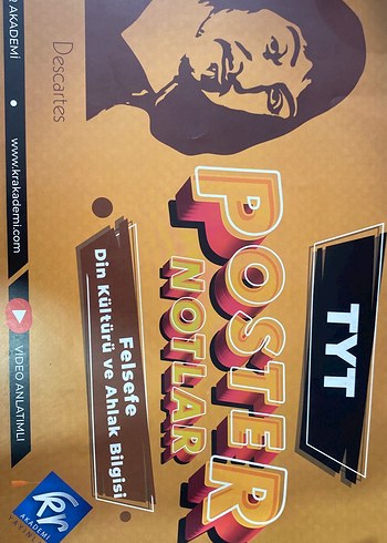 TYT Felsefe ve Din Kültürü Poster Notlar