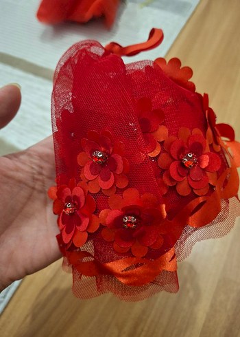 Dantel Çiçekli Bohem Gelin Aksesuarı - Görsel 2