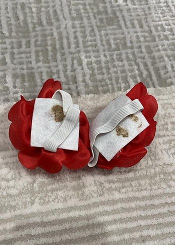 Kırmızı Dantel Bohem Gelin Aksesuarı - Görsel 5
