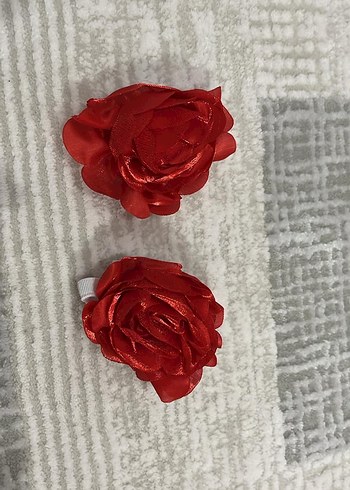 Kırmızı Dantel Bohem Gelin Aksesuarı - Görsel 4