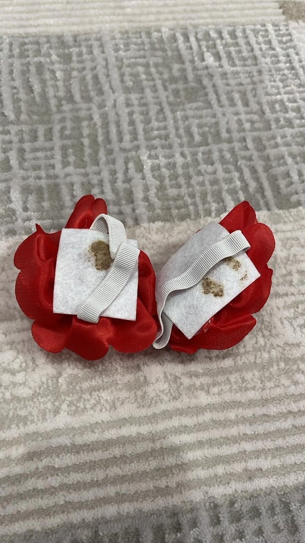 Kırmızı Dantel Bohem Gelin Aksesuarı - Görsel 5