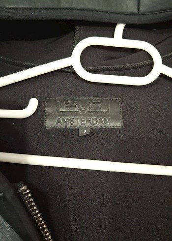 Kapüşonlu Siyah Deri Kadın Ceket - Görsel 6