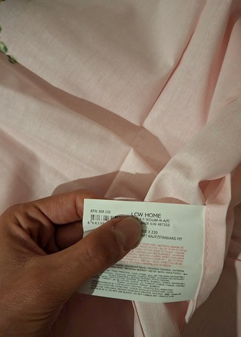 Pembe Pastel Baskılı Nevresim Takımı - Görsel 4