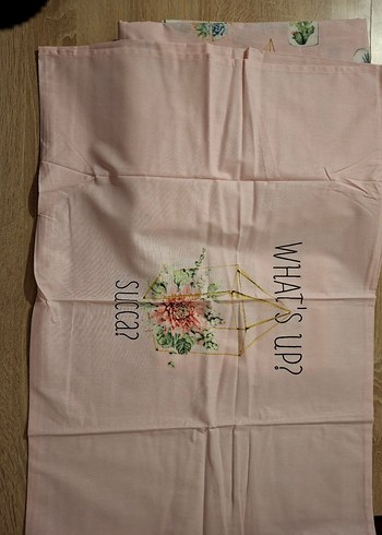 Pembe Pastel Baskılı Nevresim Takımı - Görsel 3