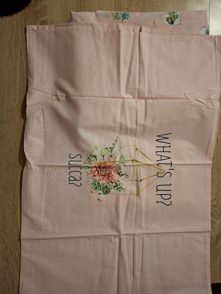 Pembe Pastel Baskılı Nevresim Takımı - Görsel 3