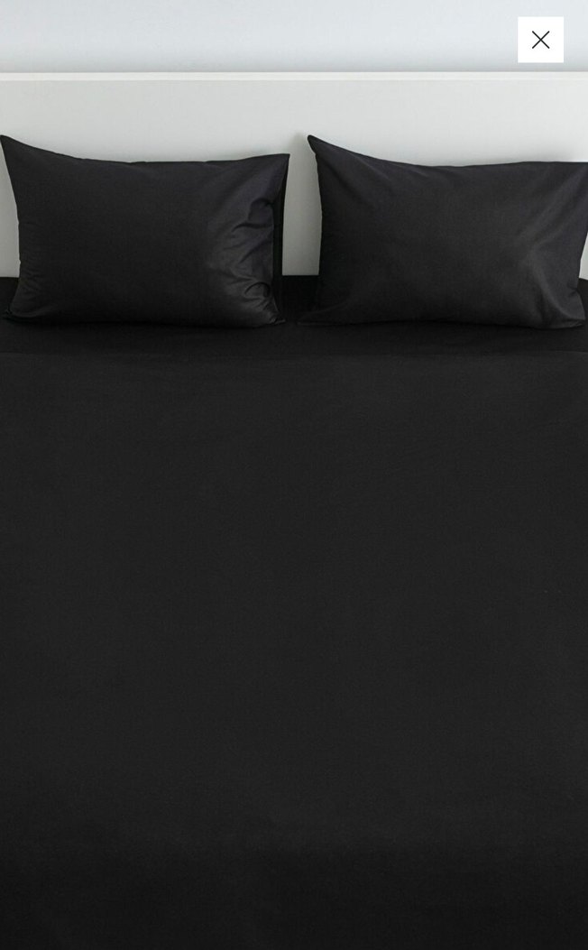 Düz Siyah Nevresim Takımı - Görsel 4