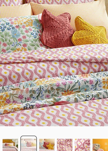 Renkli Baskılı Çift Kişilik Nevresim Seti - Görsel 6