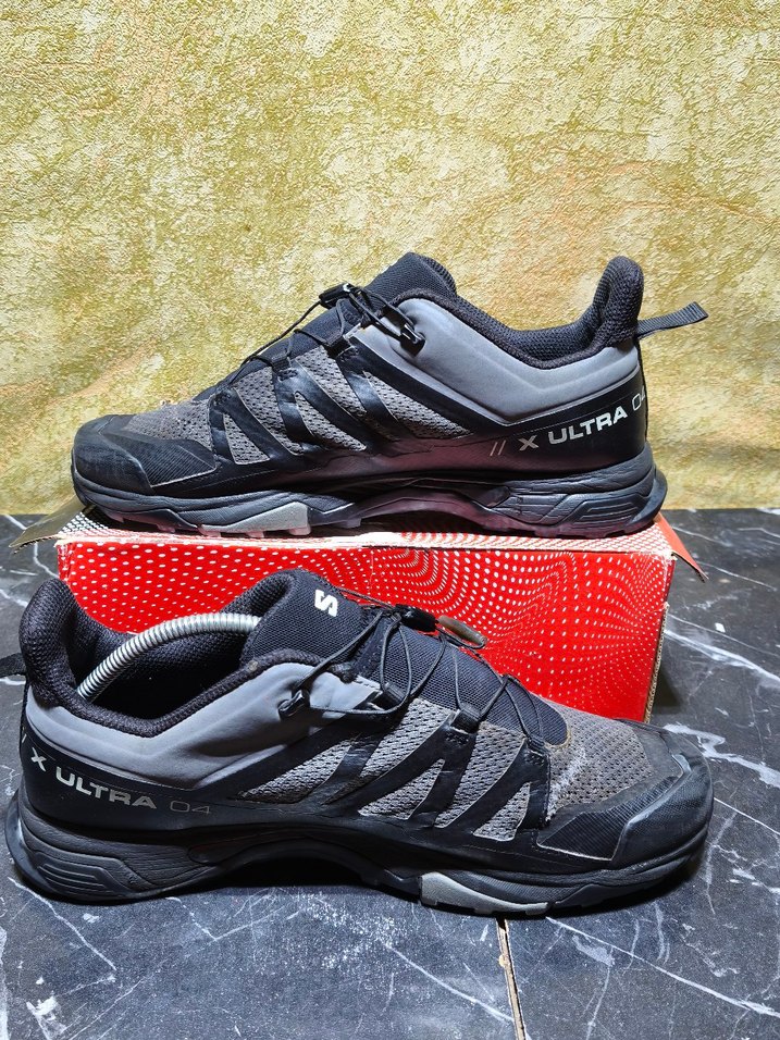 Orijinal Salomon Siyah-Gri Outdoor Spor Ayakkabı — görsel 4/9