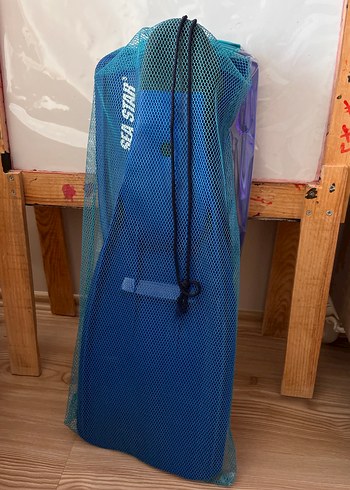 Mavi Kauçuk Su Paleti Velcro Kayışlı - Görsel 5