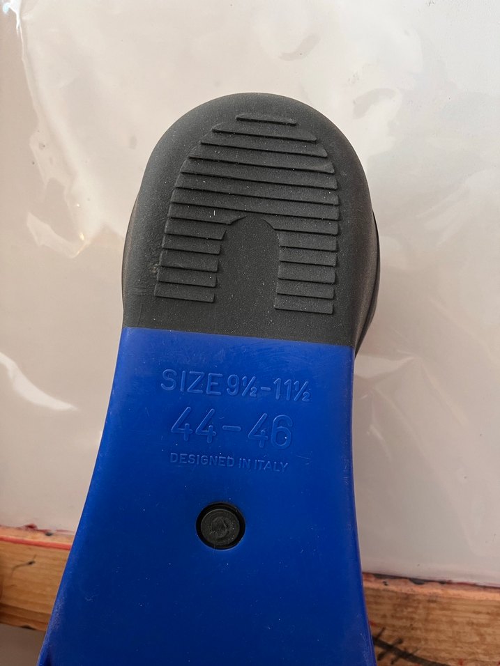 Mavi Kauçuk Su Paleti Velcro Kayışlı - Görsel 3