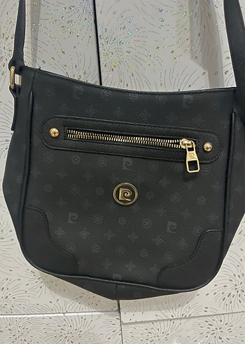 Pierre Cardin Pierre Cardin Orijinal Siyah Deri Kadın Çanta