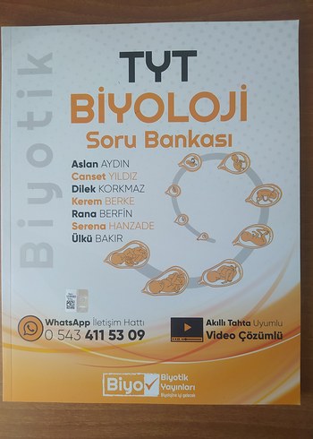 TYT Biyoloji Soru Bankası - Biyotık Yayınları