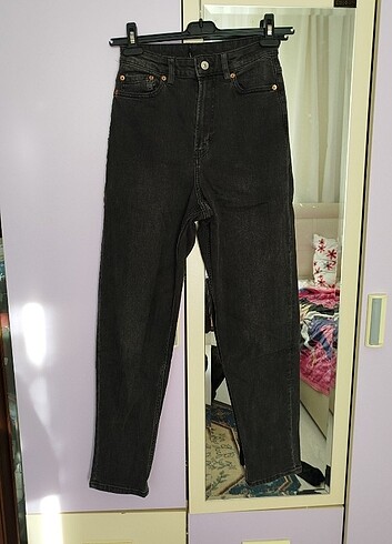 H&M HM Siyah Kot Pantolon