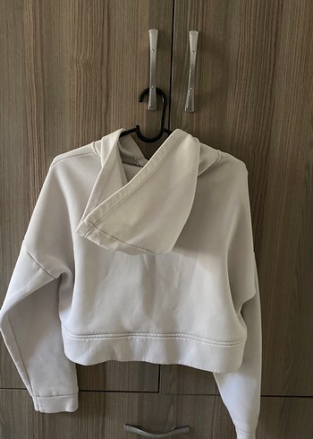 Trendyol & Milla Kadın Beyaz Fermuarlı Sweatshirt
