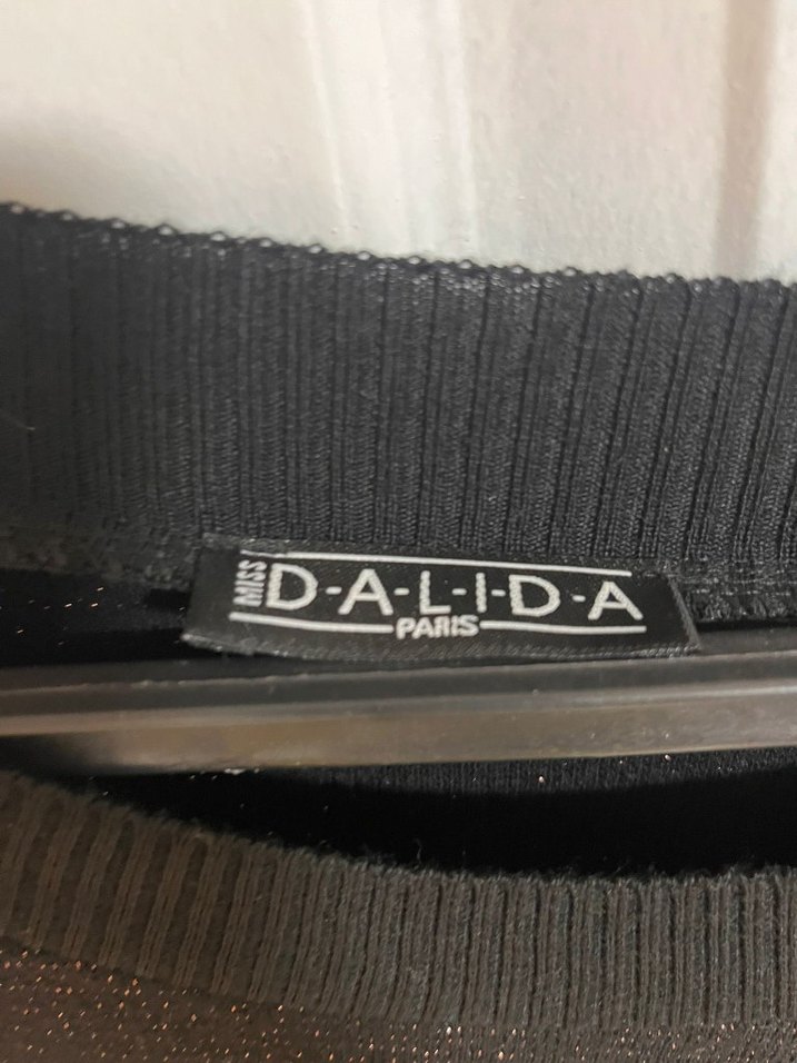 Miss Dalida Paris - Işıltılı & Tül Detaylı Siyah Elbise - Görsel 5