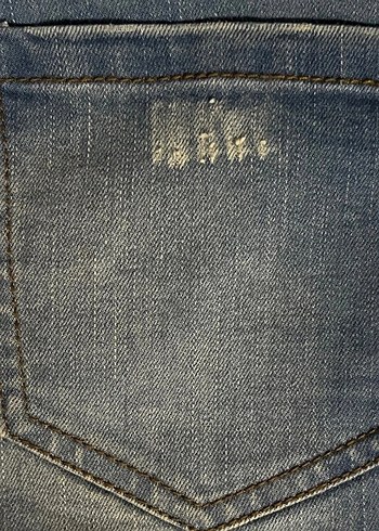 Bohem Desenli Kadın Kot Şort - Görsel 5