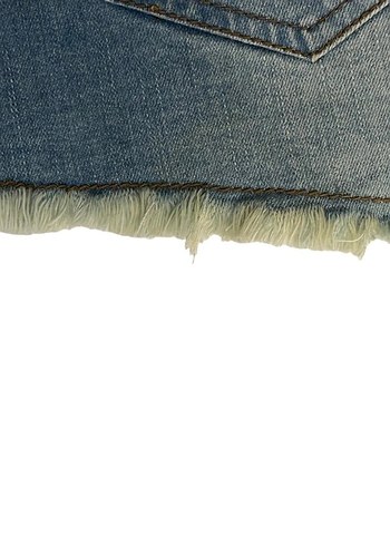 Bohem Desenli Kadın Kot Şort - Görsel 6