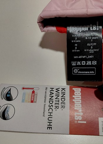 Pepperts marka çocuk kayak eldiveni 8-10 Yaş - Görsel 4