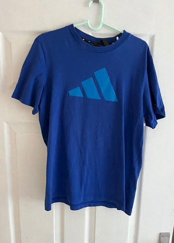 Erkek Mavi Baskılı Spor Tişört - Görsel 4