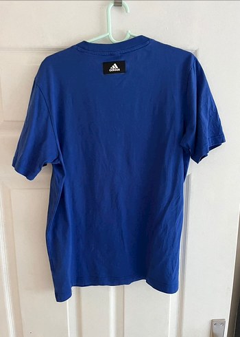 Erkek Mavi Baskılı Spor Tişört - Görsel 5