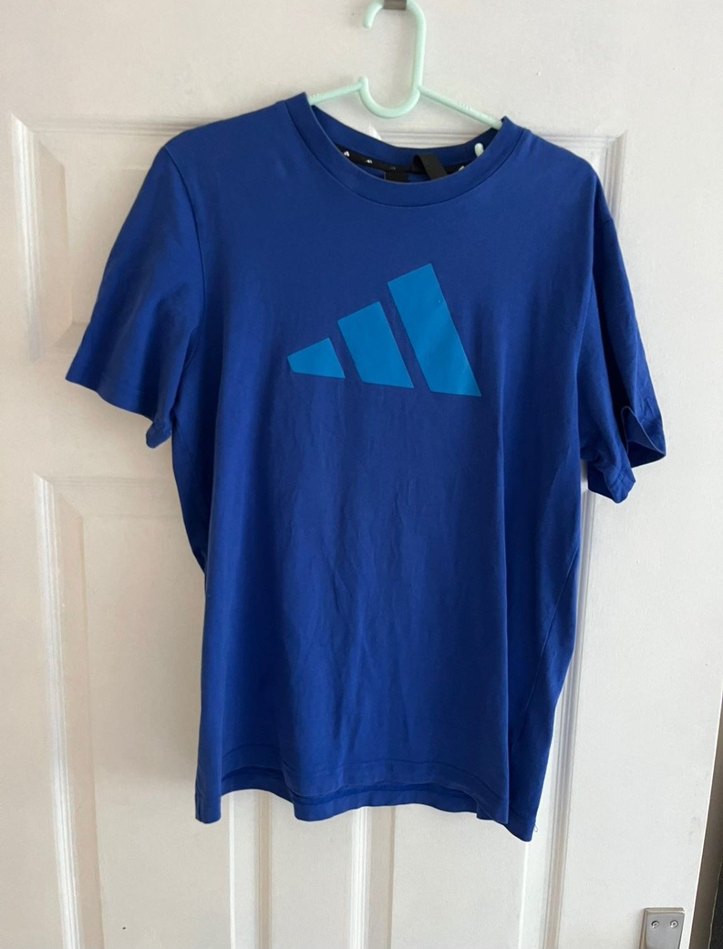 Erkek Mavi Baskılı Spor Tişört - Görsel 4