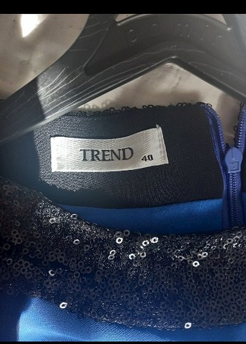 Klasik Lacivert Drapeli Midi Elbise - Görsel 8