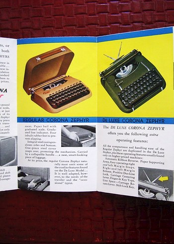 Corona Antika Daktilo Broşürü - Görsel 3