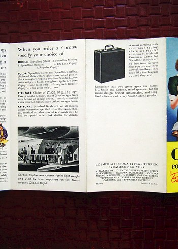 Corona Antika Daktilo Broşürü - Görsel 2