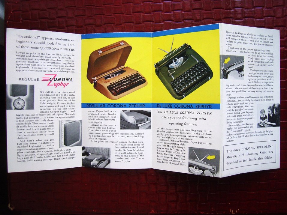 Corona Antika Daktilo Broşürü - Görsel 3