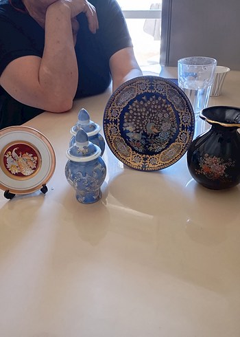 Diğer Koyu Mavi Desenli Geleneksel Sofra Takımı