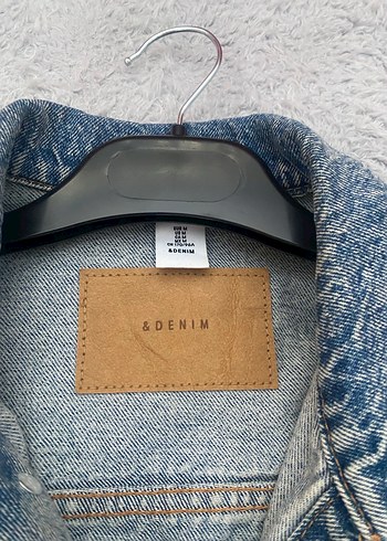 38 Beden mavi Renk H&M Düğmeli Mavi Kadın Kot Ceket
