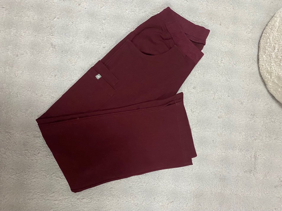 Vita Bordo Kadın Scrubs Hemşire Cerrahi Pantolon - Görsel 3