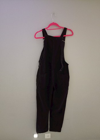 Manuka Siyah Kot Kadın Uzun Tulum - Görsel 2