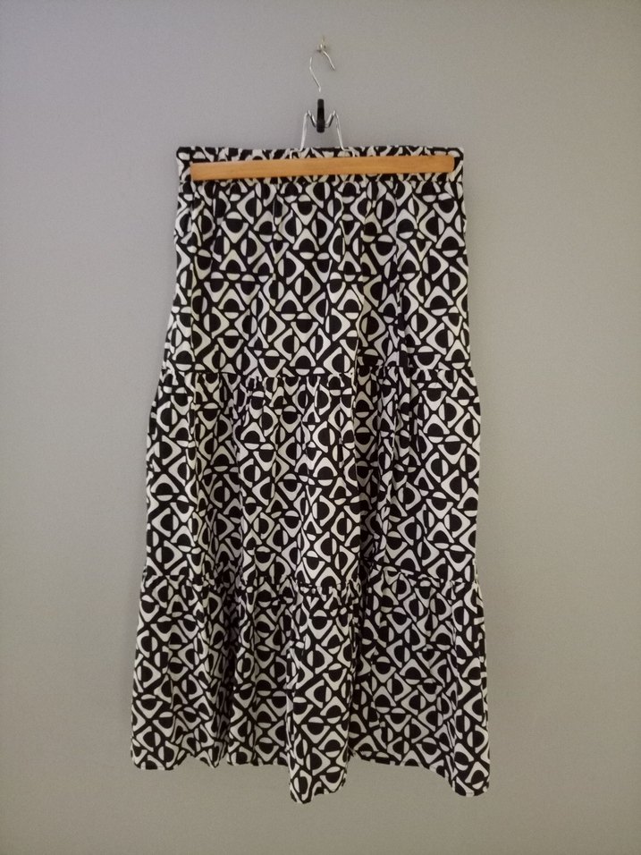 Uzun Siyah Bağlamalı Bohem Elbise - Görsel 4