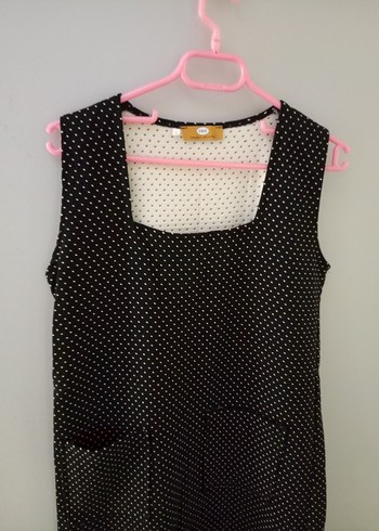 Siyah V Yaka Uzun Elbise - Görsel 3