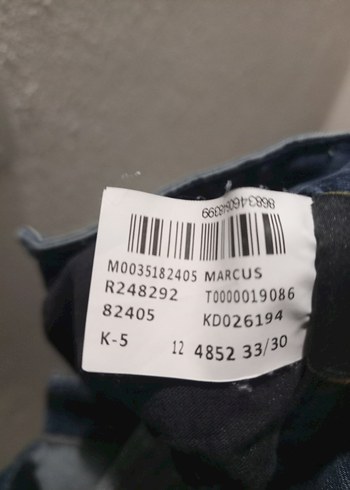 Gri Erkek Loose Fit Denim Jean - Görsel 3