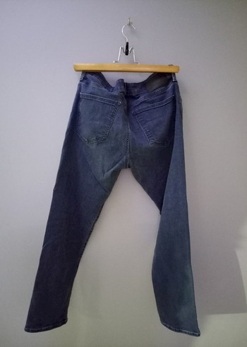 Gri Erkek Loose Fit Denim Jean - Görsel 2