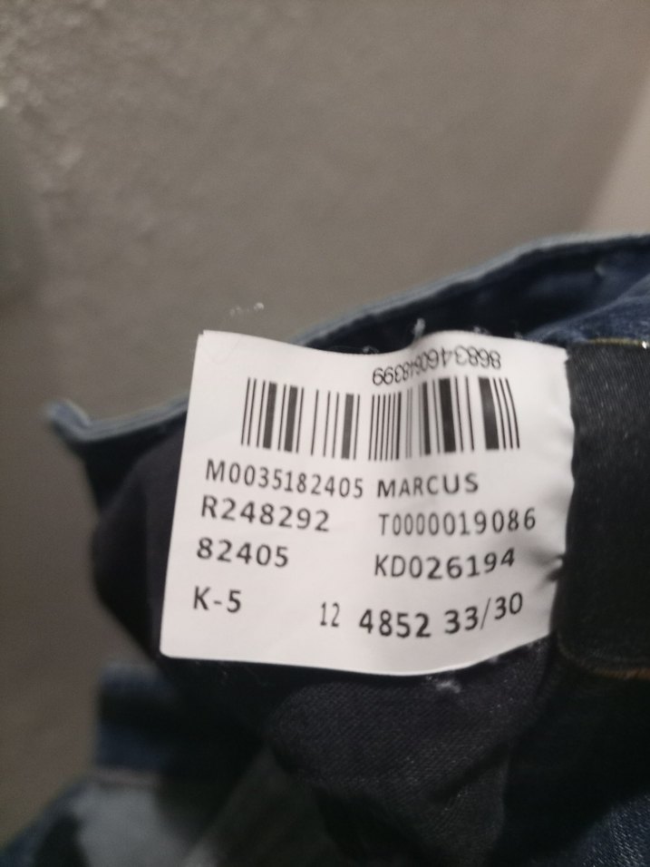 Gri Erkek Loose Fit Denim Jean - Görsel 3