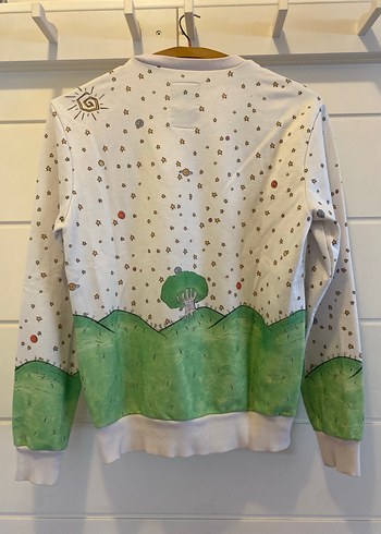 Dogo Shoes Yeşil Küçük Prens Baskılı Sweatshirt