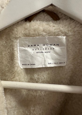 Zara Kürklü Süet Kadın Ceket