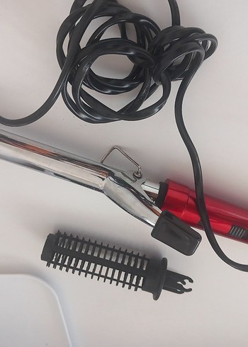 Kırmızı Renkli Saç Şekillendirici 25mm - Görsel 2