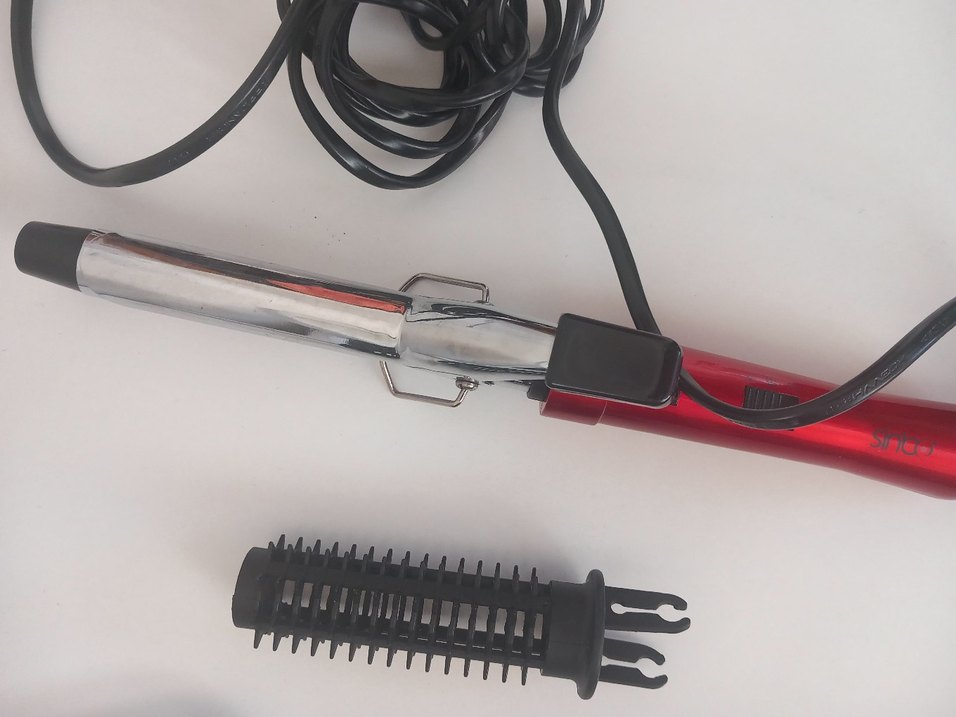 Kırmızı Renkli Saç Şekillendirici 25mm - Görsel 3