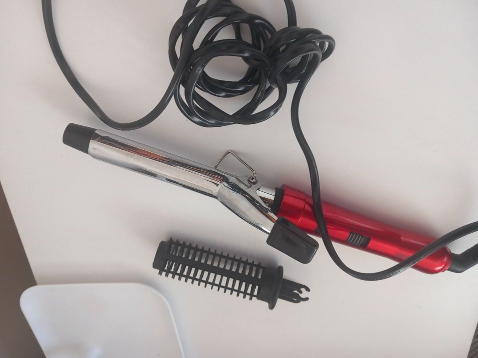 Kırmızı Renkli Saç Şekillendirici 25mm - Görsel 2