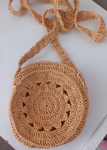 Örgü Bohem Kadın Çapraz Çanta - Görsel 2