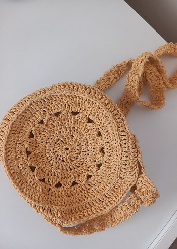 Örgü Bohem Kadın Çapraz Çanta - Görsel 4