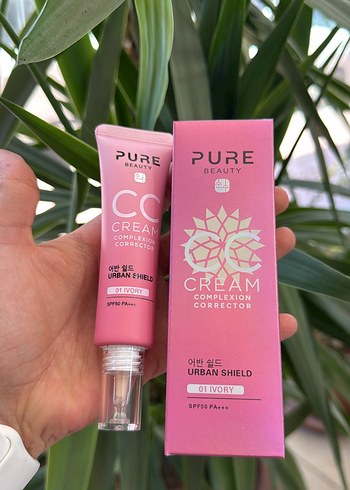 Pure Beauty Pembe CC Krem 01 Ivory