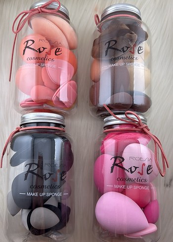 Rose Cosmetics Renkli Makyaj Süngeri Seti