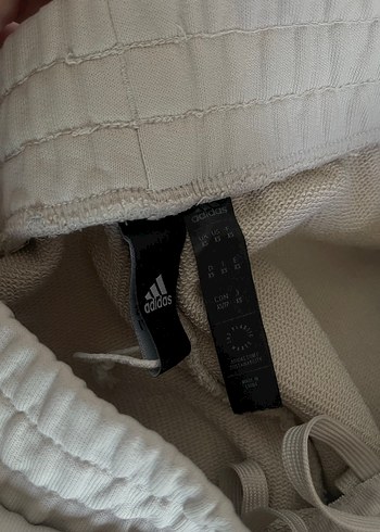 Adidas Kadın Bej Pamuklu Rahat Kesim Eşofman