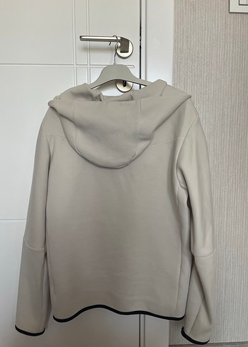 Nike Fermuarlı Beyaz Erkek Polar Sweatshirt